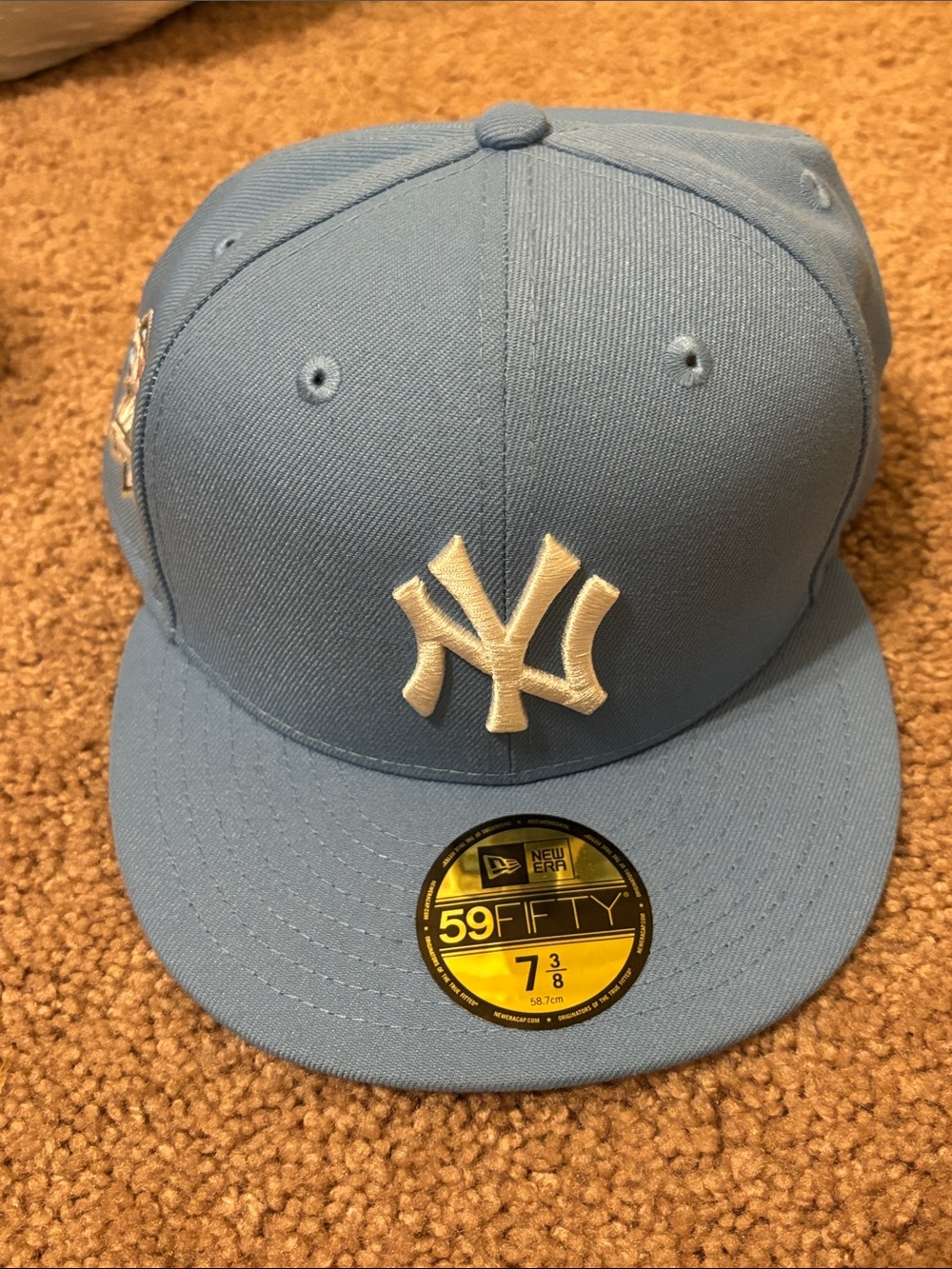 Blue and pink New Era Hat 7 3/8